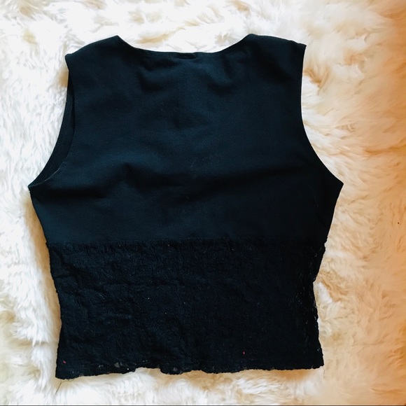 Lace up Crop Top - Picture 3 of 5